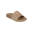 thumbnail image 1 of New Women Nature Breeze Fluff03 Metallic Perforated Open Toe Footbed Flat Sandal, 1 of 5