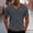 B_ Dark Gray, variant on BVnarty Men's Solid Waffle Knit Stretch V-Neck Short Sleeve Tee Relaxed Breathable Casual Pullover Top for Summer Workout Home Everyday Wear Green XXXXL