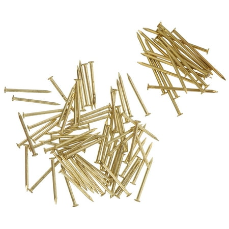 

2 Sets Nail Round Head Nails Fixing Nails Furniture Fringe Nails (Golden)