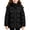 Black, variant on Heting Girls Hooded Thick Quilted Puffer Winter Coat Windproof Water Resistant Warm Insulated Jacket Slim Fit Outerwear for Kids Black 8-9