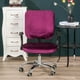 thumbnail image 2 of Cómoda funda de terciopelo para silla de oficina, silla giratoria, silla ejecutiva, color Morado oscuro, 2 of 5