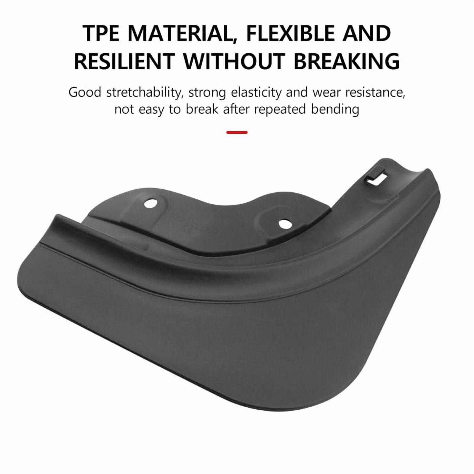 NovaAcc No - Drill Mud Flaps For Tesla Model Y Juniper 2025 TPE Flexible Mud Guards Scratch-Resistant Durable Car Body Protection Flaps