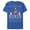 Royal Blue, variant on Men's Nintendo Ugly Christmas Mario Jump Star Graphic Tee Royal Blue Small