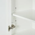 thumbnail image 6 of ARIEL Hepburn Bathroom Linen Storage Cabinet 65”H x 20”W x 16”D White, 6 of 8