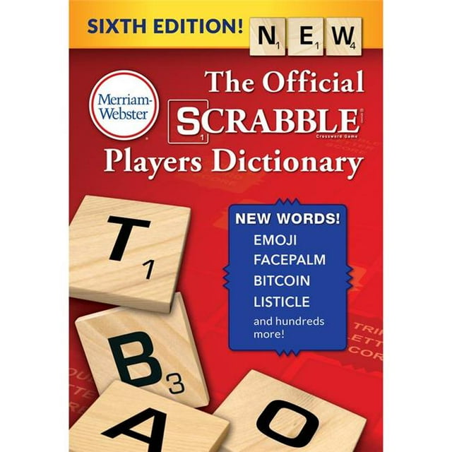Merriam-Webster MW-4226 Official Scrabble Players Dictionry 6th Edition Hardcover