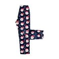 thumbnail image 6 of Razzly Pyjama Famille Noel Christmas Matching Outfits for Families Christmas Bells Ball Pajamas Pjs for Family Christmas Couples Pj Pants Mems Pajamas Set Fuzzy Pjs(Navy,5-6 Years), 6 of 6