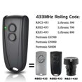 thumbnail image 5 of 433.92MHz Garage Door Opener Garage Door Remote Control for RSE2, RSC2 Handheld Transmitter Pack of 2, 5 of 5