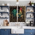 thumbnail image 2 of Curtains 84 Inches Long 2 Panels, Vintage Rooster Grommets Window Treatment Curtain, Farmhouse Elegant Retro Animals Thermal Curtains Drapes for Living Room/Bathroom, 2 of 9