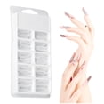 thumbnail image 1 of Puntas de uñas de construcción rápida, 100 piezas de forma de uñas transparente, extensión de uñas, puntas de molde de gel, rendimiento lleno de energía, 1 of 8
