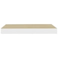 thumbnail image 4 of Estante de Pared Flotante SKM en Roble y Blanco 50x23x4 cm MDF, 4 of 9