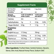 Herbion Sugar-Free Ivy Leaf Syrup with Thyme and Stevia for Respiratory Health, 5 fl oz