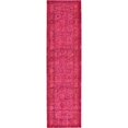 thumbnail image 1 of Unique Loom Tapis Medici Abstrait 2' 7 x 10' Runner Fuchsia/rouge, 1 of 2
