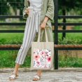 Anna Cowper Women's Tote Bags Reusable Printed Canvas Bags Faux Rabbit
