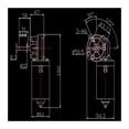 thumbnail image 4 of DC 24V 60W Worm Gear DC Gear Motor 10-410RpmEquipment For Volume Gate Garage DoorGarage Doors, Rolling Shutter Doors, Sliding Doors ,Wide Use, 4 of 4