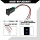 thumbnail image 4 of Juego de interruptores de botón de luces de spot únicos con cable de conector para Toyota Landcruiser 4Runner LED interior azul, 4 of 7