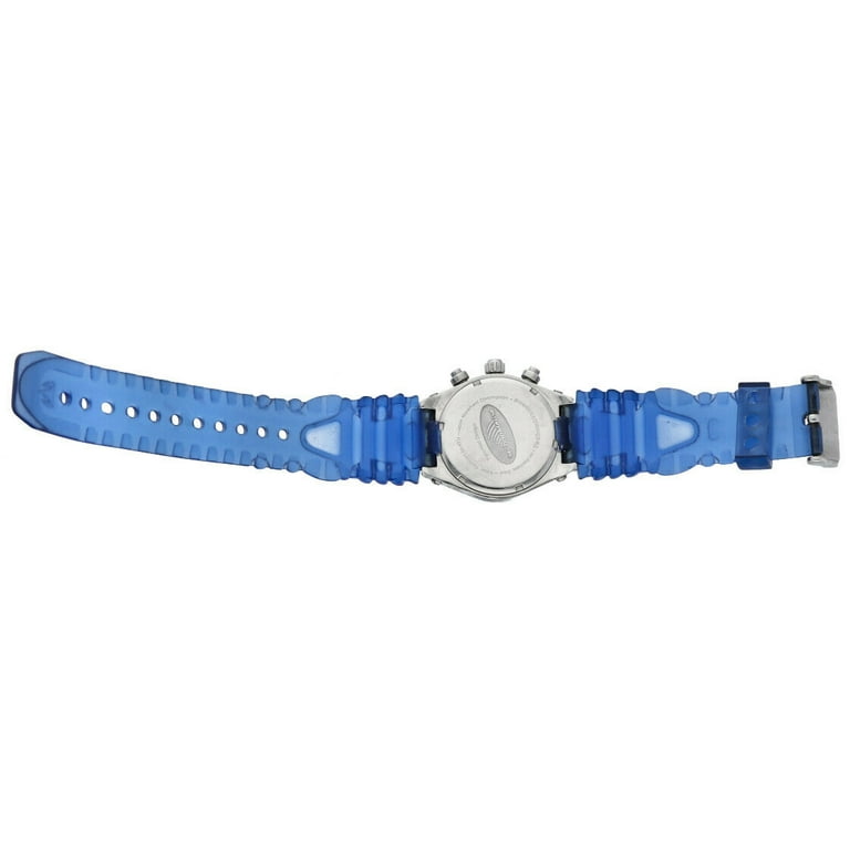 TechnoMarine TechnoDiamond Chronograph MOP Dial Blue Rubber Quartz