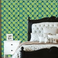 thumbnail image 2 of Peel and Stick Wallpaper 23.6in x 9.8ft Seamless Kiwi Fruit Slice Green Teal Abstract Contact Paper Vinyl Waterproof Self Adhesive Wall Paper for Bedroom Shelf Cabinet Renter Friendly, 2 of 8