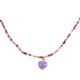 thumbnail image 1 of Collar para mujer, collar de cuentas para adolescentes, collar con colgante de corazón, joyería para el cuello para mujer, 1 of 7