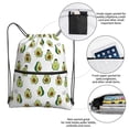 thumbnail image 3 of Rocae Avocado Friends for Drawstring zipper Backpack Gym Backpack Bag for Men and Women, 3 of 6