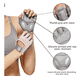 thumbnail image 2 of Guantes Para Gym Malubero Malu1802 Silicona Líquida Rosa con Gris Talla S, 2 of 3