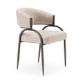 thumbnail image 2 of Kobe - Modern Beige Fabric Dining Chair, 2 of 6