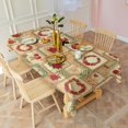 thumbnail image 3 of Pioneer Flower Floral Print Pattern Rectangle Tablecloth 60"x120", Waterproof Polyester Table Cloth, Wipeable Spillproof for Dining Camping Indoor Outdoor, 3 of 6
