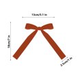 thumbnail image 3 of 12 Pcs Velvet Christmas Tree Bows Door Garland Decor Vintage Wreath Bow (1in Width, 5 * 7 inch), 3 of 5