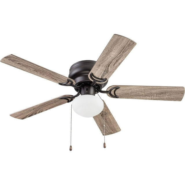 Prominence Home Alvina 44 Pouces Ventilateur de Plafond Intérieur à DEL avec Chaîne de Tirage, Bronze