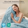 thumbnail image 2 of Queen Size Down Comforter - All Season Ultra Soft Goose Down & Feather Fiber Fill, Luxury Hotel Pink Duvet Insert with Corner Tabs (88" X 88"), 2 of 5