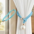 thumbnail image 6 of VQPeo Adjustable Curtain Tiebacks, Modern Drape Holdback Straps, Stretchy Buckle Curtain Ties for Living Room & Bedroom Windows, 6 of 6