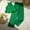 Green, variant on WAVSUF Kids Girls Outfits Ruffle Hem Tank Tops and Wide Leg Pants Casual Summer Comfort Soft Sets 2 Piece Hot Pink Size 7-8