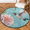 Multicolour 2, variant on CURLYOOT Round Rug 3ft Outer Space Planets Area Rug, Washable Circle Mat Non Slip Floor Carpet Mat, Soft Indoor Rugs for Entryway Living Room Dining Room Bedroom