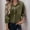 Army Green, variant on FDGIU Velvet Tops for Women - Long Sleeve Button Down Collared Shirt Fall Winter Blouses