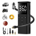 thumbnail image 2 of BQBQERT Tire Inflator PortableAir Compressor, Car Bike Football Air with 2000mAh Battery, 150PSI Cordless Air, 2 of 13