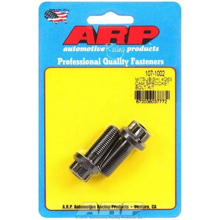 

ARP ARP107-1002 12 x 1.25 mm Thread Pro Series Camshaft Gear Bolt Kit for Ford Mitsubishi Black Oxide - Pack of 2