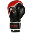 thumbnail image 5 of Kruzak Two-Tone Focus Mitts and Boxing Gloves Set for Kickboxing and Muay Thai MMA Training| Focus Pads + Training Gloves | Fitness Kit for Martial Arts and Karate (Black/Red, 12 oz), 5 of 7