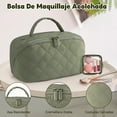 thumbnail image 2 of Cosmetiquera para Maquillaje, Cosmetiquera de Viaje Mujer Impermeable, Bolsa de Cosméticos de Viaje de Gran Capacidad, Ideal para Cosméticos y Productos para El Cuidado (Verde), 2 of 4