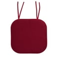 thumbnail image 2 of Memory Foam Honeycomb Non-Slip Back Chair Cushion Pad with Ties 6 Pack Wine, 2 of 6