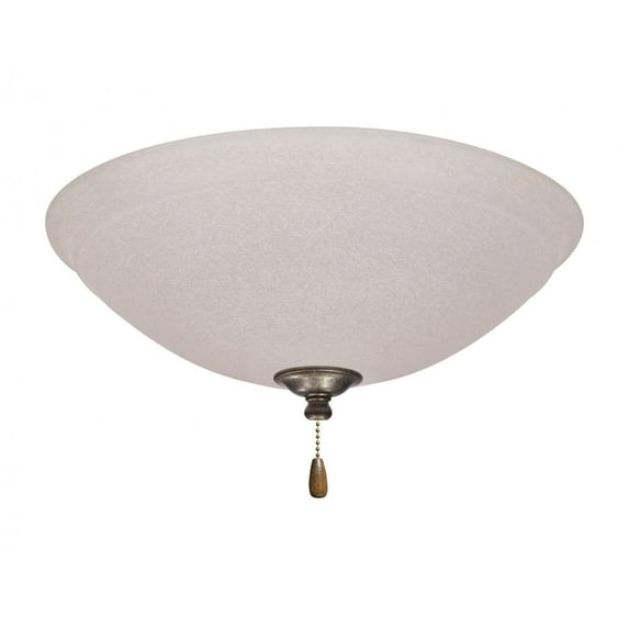 Emerson Ashton Opal Matte LED Light Fixture by Kathy Ireland Home by Luminance Brands LK94VS in Steel Finish