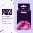 thumbnail image 2 of El juego de recambio para bolígrafos Hair Gems Hally incluye 180 pegatinas con gemas, 2 of 6