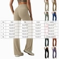 thumbnail image 3 of NOLDARES Women’s Flare Leggings High Waisted Bootcut Yoga Pants Tummy Control Seamless Flared Bell Bottom Workout Gym Pants(L040-Black), 3 of 8
