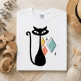 thumbnail image 2 of Mid Century Cat Atomic Retro Graphic T-Shirt, 2 of 6
