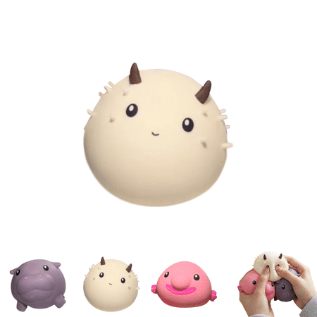 Cute Pet Pinching Squishy Toys Slow Rebound Sensory Fidget Toys Animal Elasticity Stress Balls Squeeze Toys for Office and School