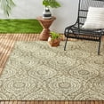thumbnail image 2 of Nicole Miller New York Patio Country Zoe Moroccan Damask Indoor/Outdoor Area Rug, Taupe/Ivory , 7'9"x10'2", 2 of 9