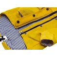thumbnail image 4 of Yellow Zip Up Dog Raincoat With Reflective Buttons, Pockets, Rain/Water Resistant, Adjustable Drawstring, & Removable Hoodie, 4 of 6