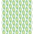 thumbnail image 3 of Ambesonne Abstract Duvet Cover Set, Natural Braids and Chains, 2-Calking, Green Pale Green White, 3 of 7