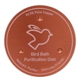 thumbnail image 2 of Pure Copper Water Cleaner, All Season Use Compact Triple Point Support Efficient 1mm Thick Bird Bath Copper Disk  for Outdoor A,B,C,D, 2 of 7