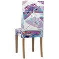 thumbnail image 4 of HATIART Beautiful Butterfly Stretch Chair Cover Protector Seat Slipcover for Dining Room Hotel Wedding Party Set of 4, 4 of 5