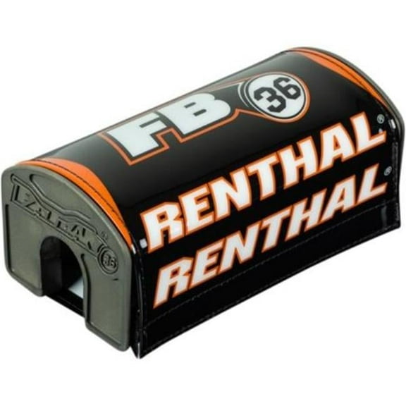 Renthal Fatbar36 Black/Orange/White Handlebar Pad (P347)