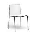 thumbnail image 3 of Baxton Studio Gridley White Plastic Modern Dining Chair (Set of 2), 3 of 3